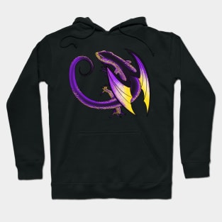 Enby Pride Dragon Hoodie